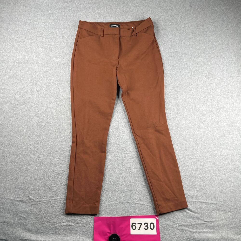 Express Casual Pants Womens Size 10S Stretch + Extreme Skinny High Rise Brown